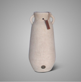 Steinvase mit Ohren Majestic Taupe -Brynxz-