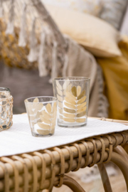 Placemat Beige met Witte Streepjes
