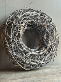 Krans Vine W.root Frosted 38 cm