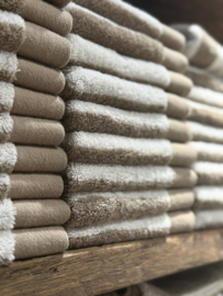 Gastendoekje Beige met Witte Strepen 30x50 cm