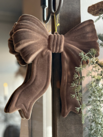 Strik Hanger Velvet Bruin Large