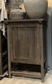 Kast Jenong 1-deur op hoge poten ''Driftwood''