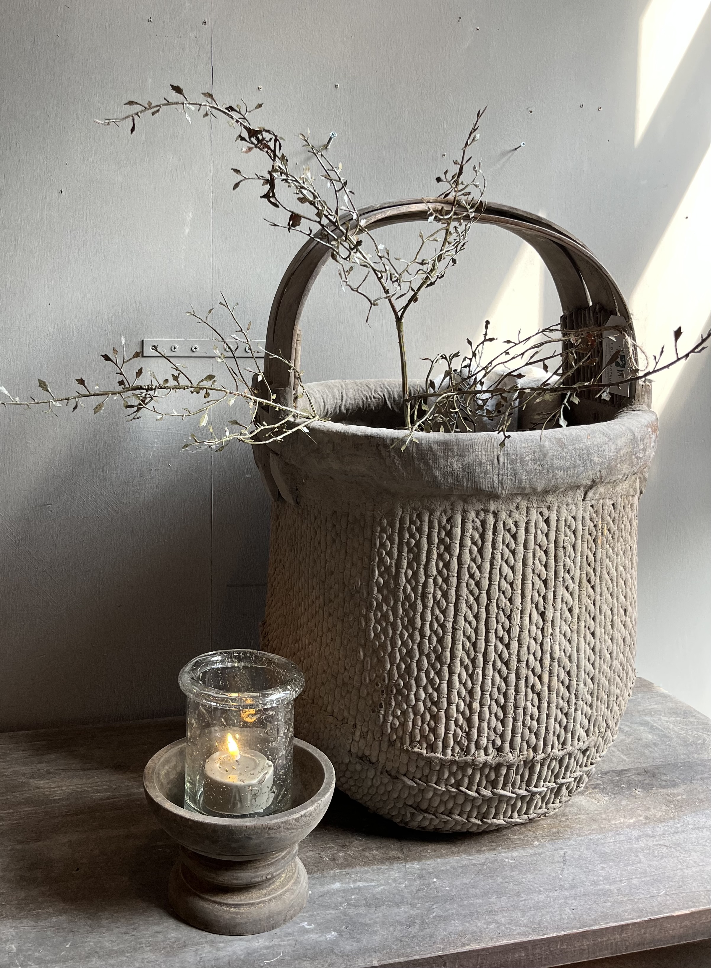 Oude Mand met Handvat