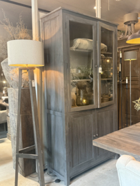 Vitrinekast 4-Deurs -Ashwood-