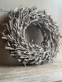 Kranz Botay Frosted White 50 cm