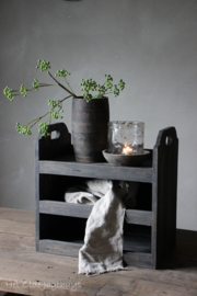 Holz Etagere mit zwei Regalen und Bodem