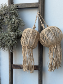 Hanglamp Solar Jute Boho Rond
