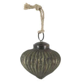 Kerstornamenten Antique Olive (12 stuks)