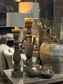 Holzbalusterlampe Fleur Large -Aura Peeperkorn-