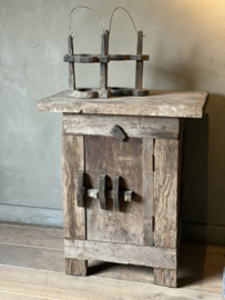 Nachttisch Altes Holz - Driftwood - (2-er set)