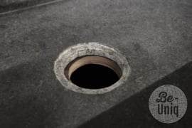 Smal spoelbakelement met spoelbak met kraangat | K015