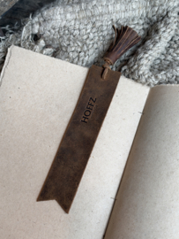 Lederen Boekenlegger -Hoffz-