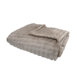 Plaid Taupe 150x200 cm -Leeff-