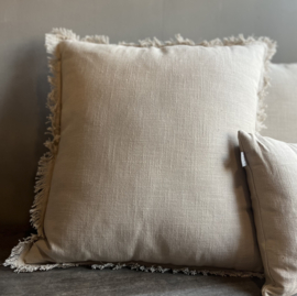 Kussen Amsterdam Fringes Palewhisper 50x50 cm