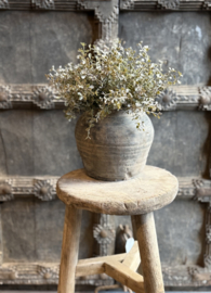 Alter Runder Holzhocker