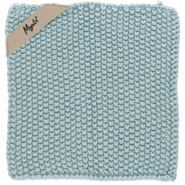 Pannenlap Mynte Blauw 22x22 cm