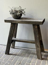 Oud Houten Bankje 46 cm