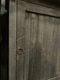 Kast Jenong 1-deur op hoge poten ''Driftwood''