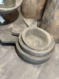 Houten Bak Joko met Handvat Medium -Luksa Home Collection-