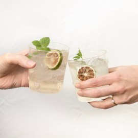 Drinkglas met Hartjes 300 ml -Bastion Collections-