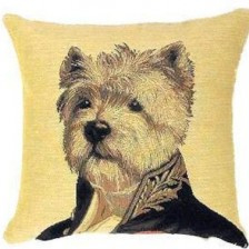 Gobelin Kussen Poncelet Westie