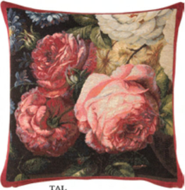 Gobelin Kissen Rosen 50x50cm