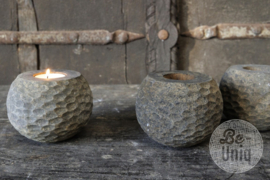 Wachshalter aus Holz Buru dot | Island Collection