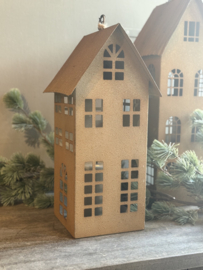 Metalen Huis Roest Bruin Medium