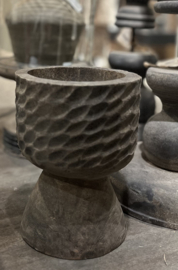 Houten Pot op Voet