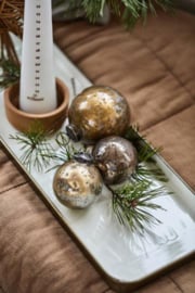 Weihnachtskugel Rustikal Braun 5,8 cm