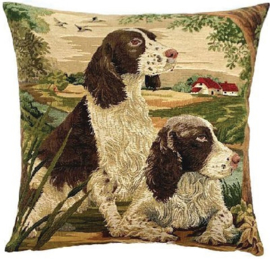 Gobelin Kissen Springer Spaniel