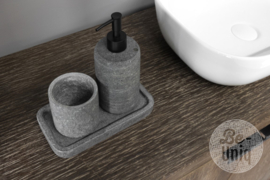 Badkamer set van 3 | Lava stone | Grey