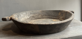 Alte Holzschale oval