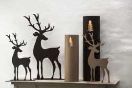 Metalen Hert Large -PTMD-