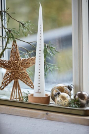 Weihnachtskugel Rustikal Braun 5,8 cm