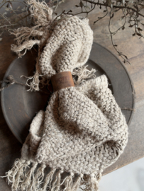 Linnen Doek Bowi Grof Geweven 35x50 cm -Hoffz-