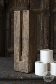 Toilettenpapierspender Noe | rustikales Altholz