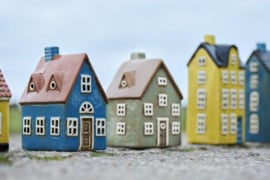 Waxinelicht Huisje Groen