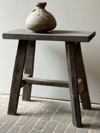 Oud Houten Bankje 45 cm