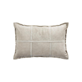 Kussen Suede Taupe 60x40 cm -PTMD-