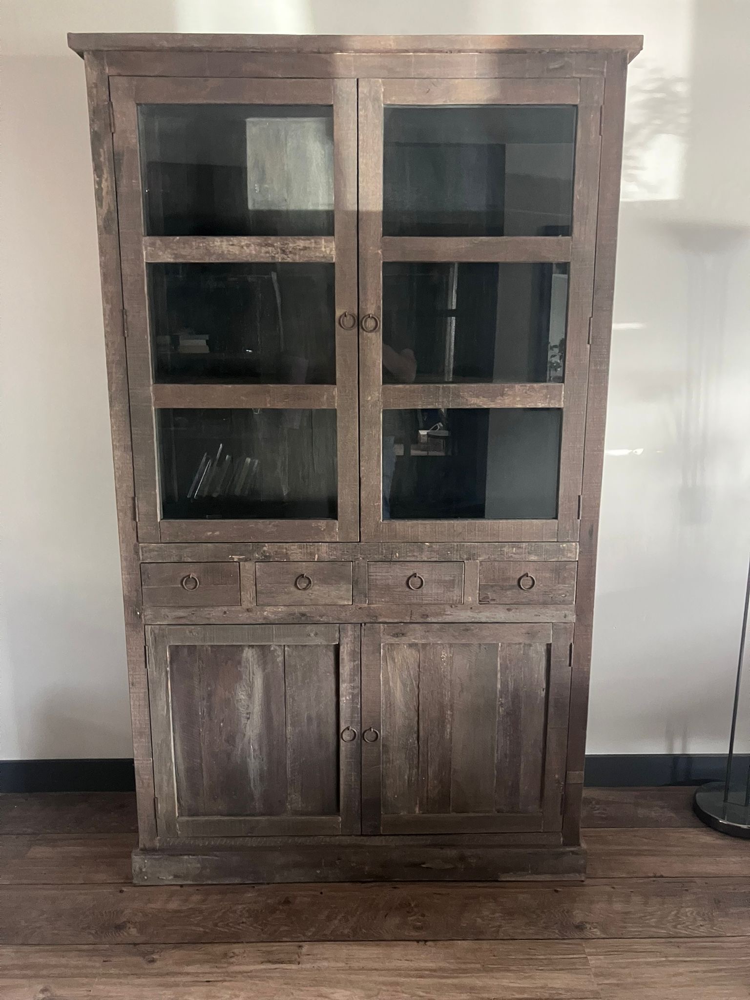 Vitrinekast Denbi 130 cm ''Driftwood''