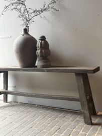 Oud Houten Bankje 121 cm