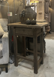 Sidetable Jenong met 1-lade -Driftwood-