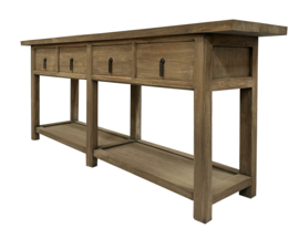 Houten Sidetable 4-lades ''Rustic''