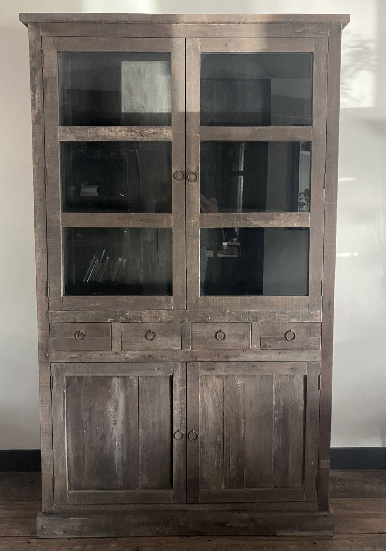 Vitrinekast Denbi 130 cm ''Driftwood''