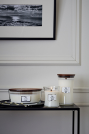Geurkaars White Teak Large -Woodwick-