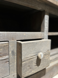 Tv-meubel 2 deurs, en 2 lades 160 cm ''Driftwood''