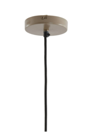 Hanglamp Ø18x20 cm Taupe