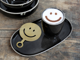 Coffee Stencil Smiley