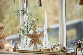 Weihnachtskugel Rustikal Braun 5,8 cm